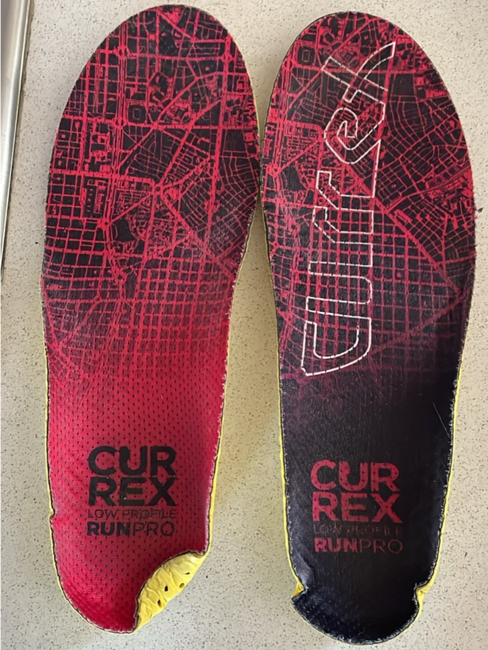 CURREX RunPro Insoles Size Small Low Profile